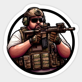 Tactical Fatman Sticker